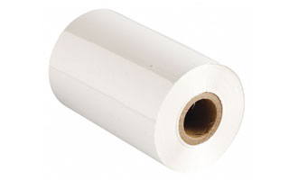 [R305110300R025W] Ruy băng in mã vạch Resin 110mm x 300m màu trắng