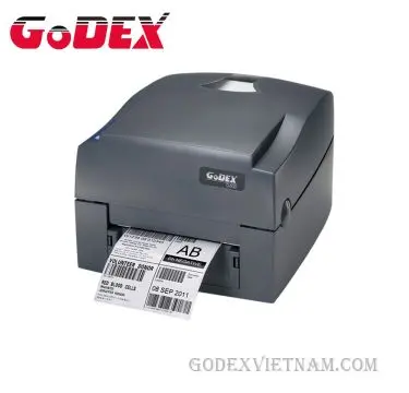 [011-G53E02-004] Máy in tem nhãn mã vạch Godex G530 độ phân giải 300DPI, kết nối USB,Lan,RS232